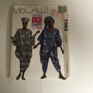 McCalls 7092 Misses Dress Jumpsuit Authentic African Fashions By EMEABA